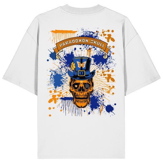 Orange Paradoxon Skull / Oversize Shirt