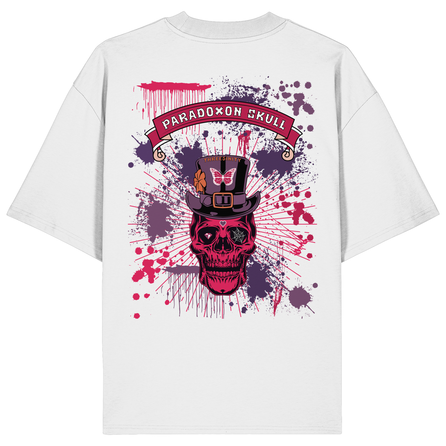 Violett Paradoxon Skull / Oversize Shirt