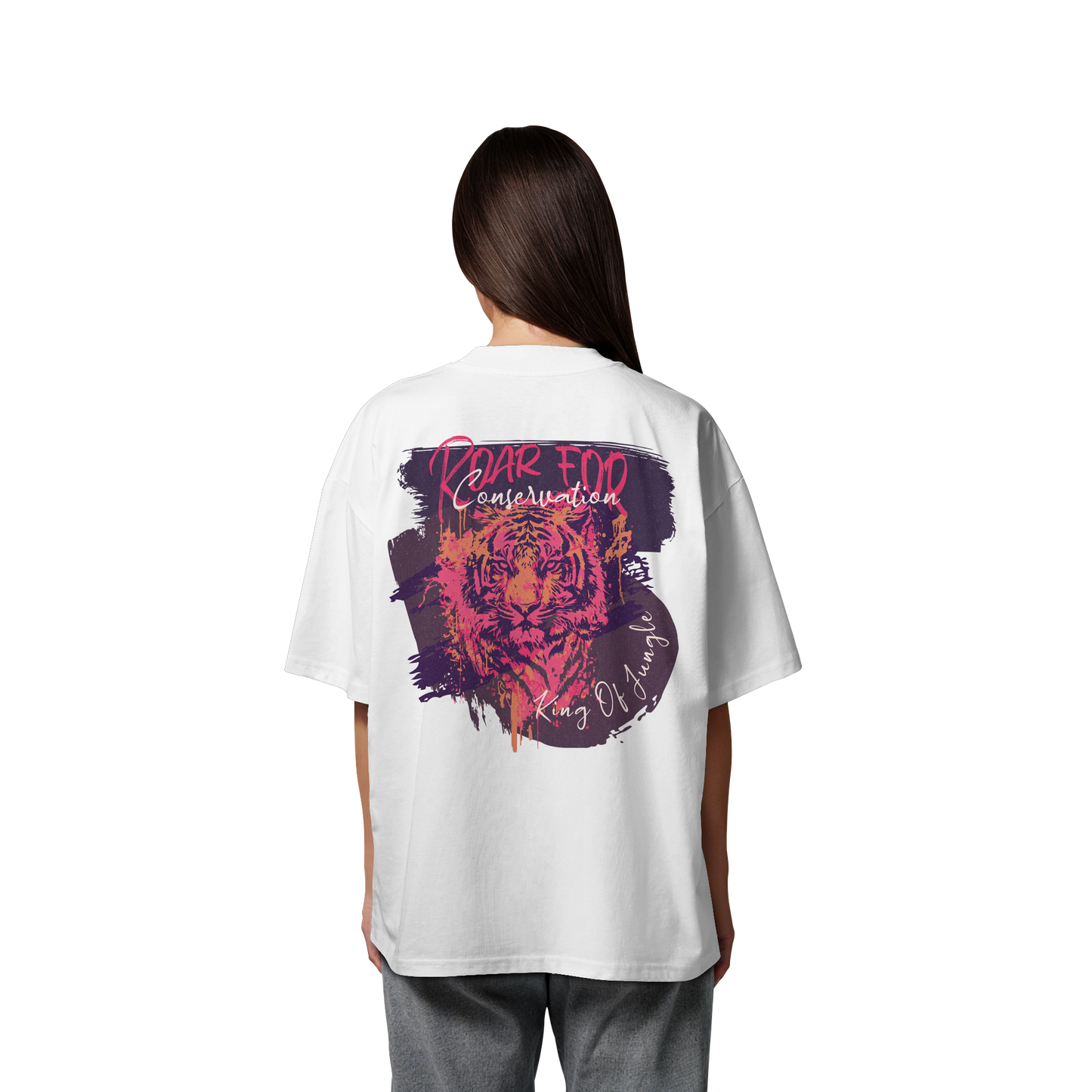 King Of Jungle Lilac / Oversize Shirt