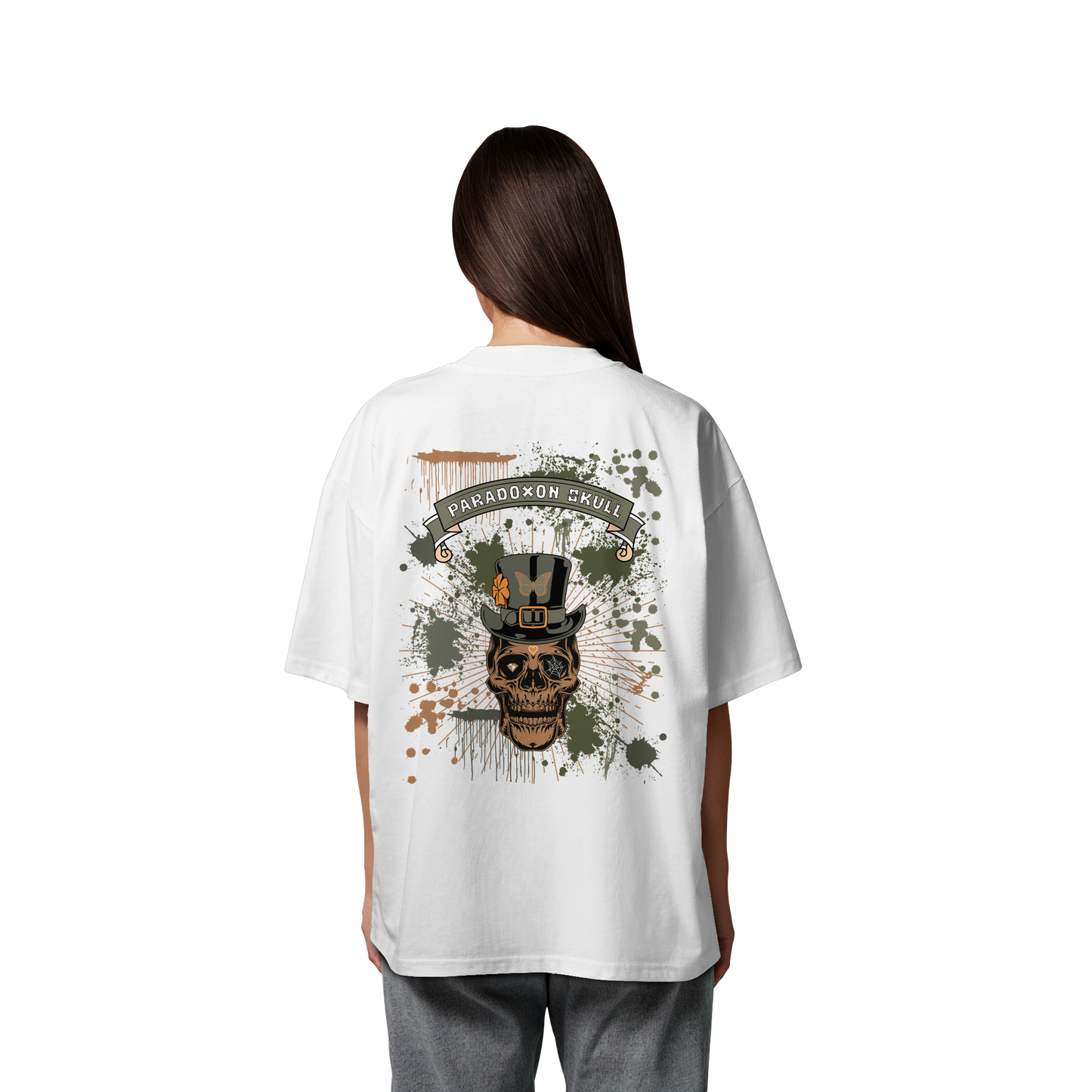Green Paradox Skull / Oversize Shirt