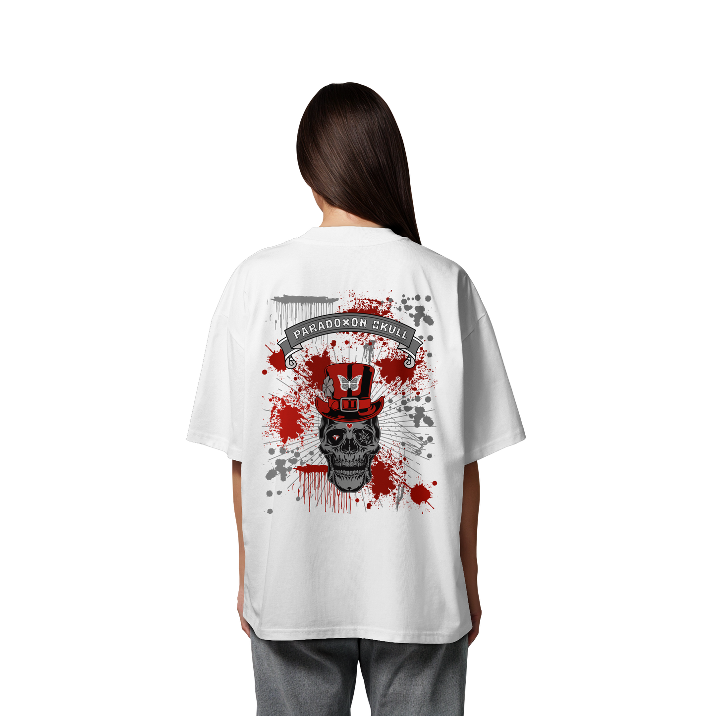 Red Paradox Skull / Oversize Shirt