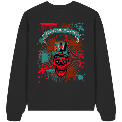 Turquoise Paradoxon Skull / Oversize Sweatshirt