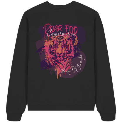 King Of Jungle Lilac / Oversized Sweatshirt