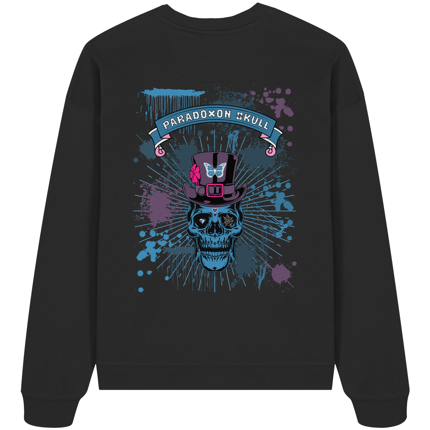 Blue Paradox Skull / Oversize Sweatshirt