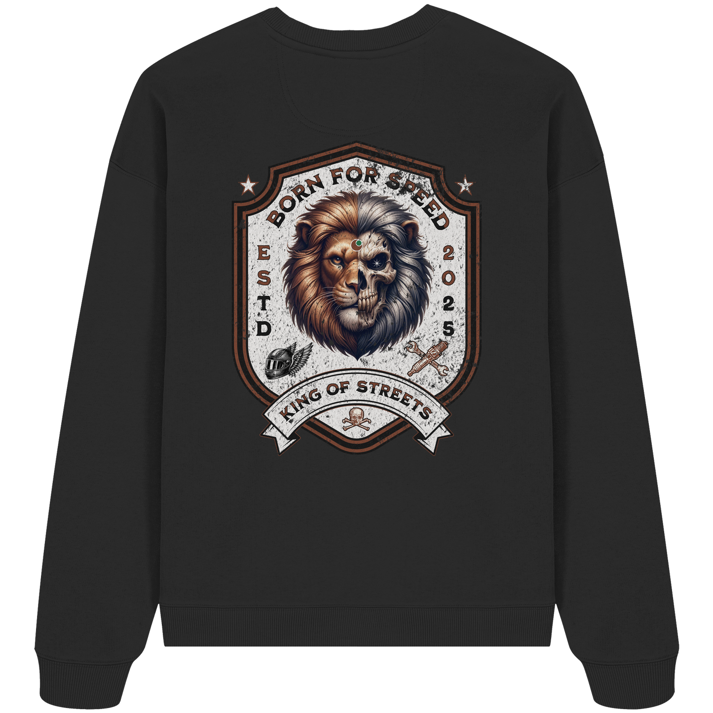 King Of Streets  - Organic Oversize Sweatshirt