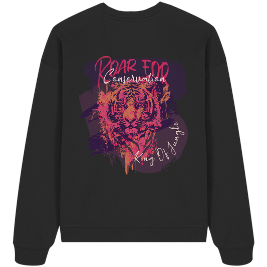 King Of Jungle  - Organic Oversize Sweatshirt
