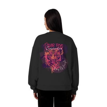 King Of Jungle Lilac / Oversized Sweatshirt