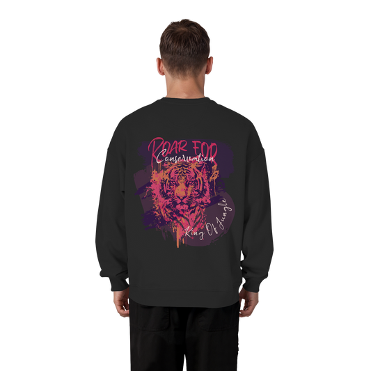 King Of Jungle Lilac / Oversized Sweatshirt