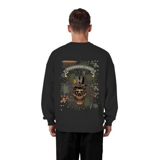 Green Paradox Skull / Oversize Sweatshirt