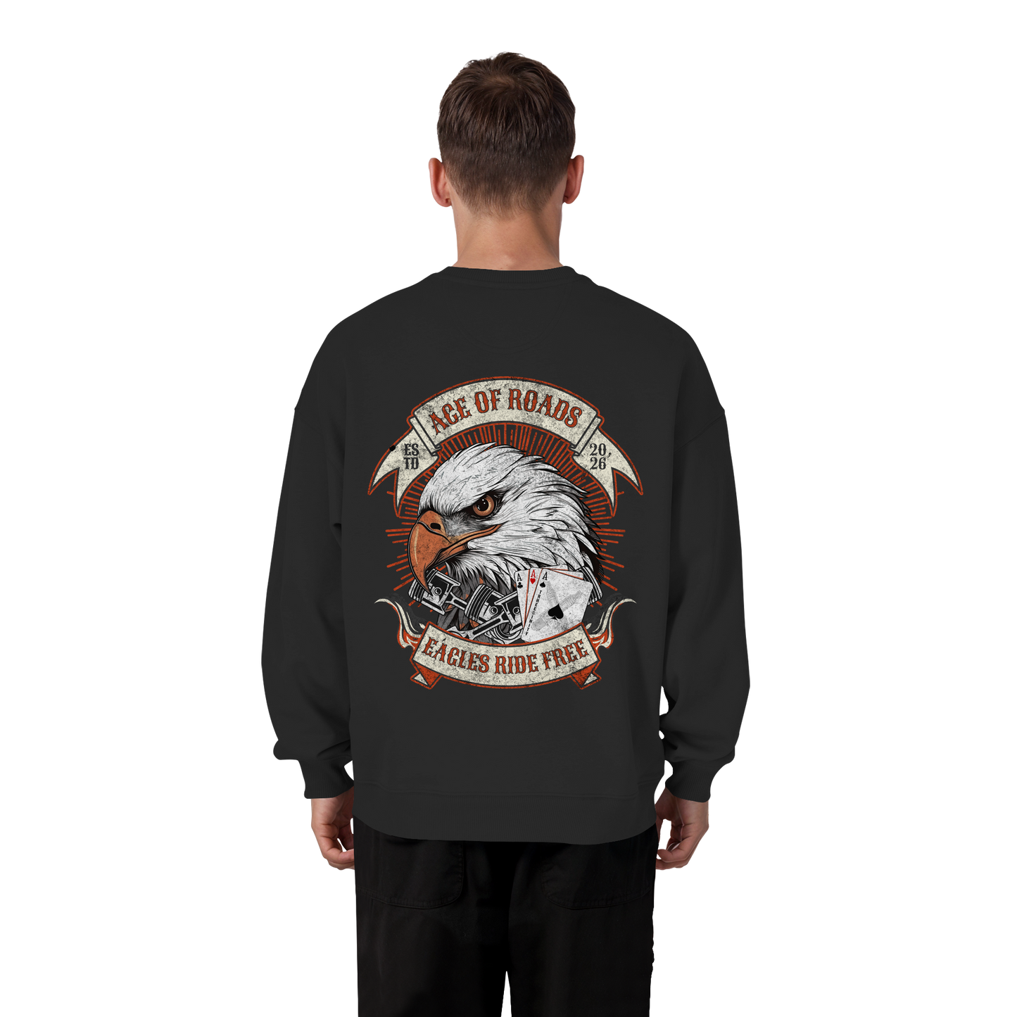Ace of Roads / Oversize Sweatshirt