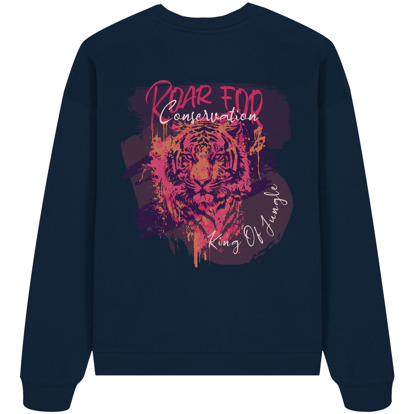King Of Jungle Lilac / Oversized Sweatshirt