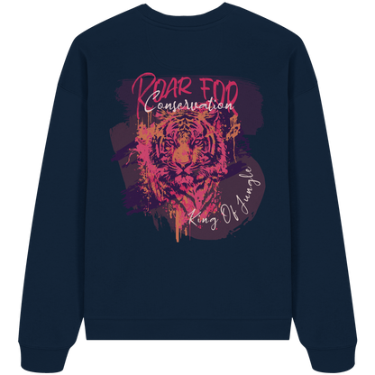 King Of Jungle Lilac / Oversized Sweatshirt