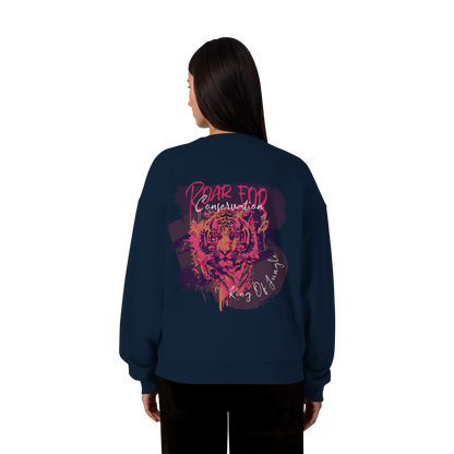 King Of Jungle Lilac / Oversized Sweatshirt