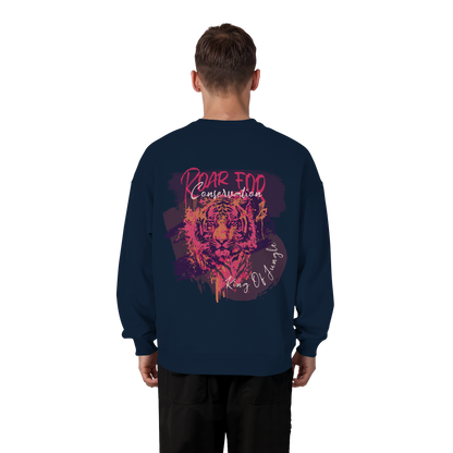 King Of Jungle Lilac / Oversized Sweatshirt