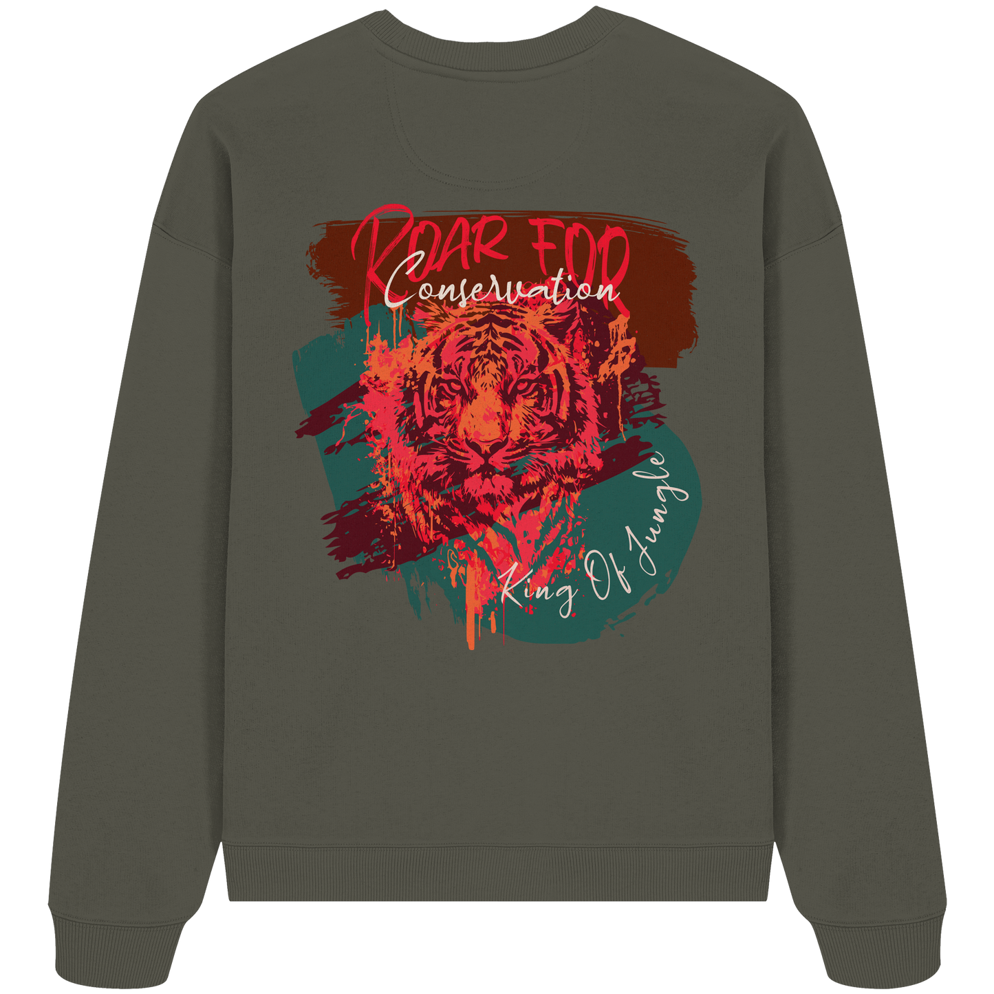 King Of Jungle Candy - Organic Oversize Sweatshirt