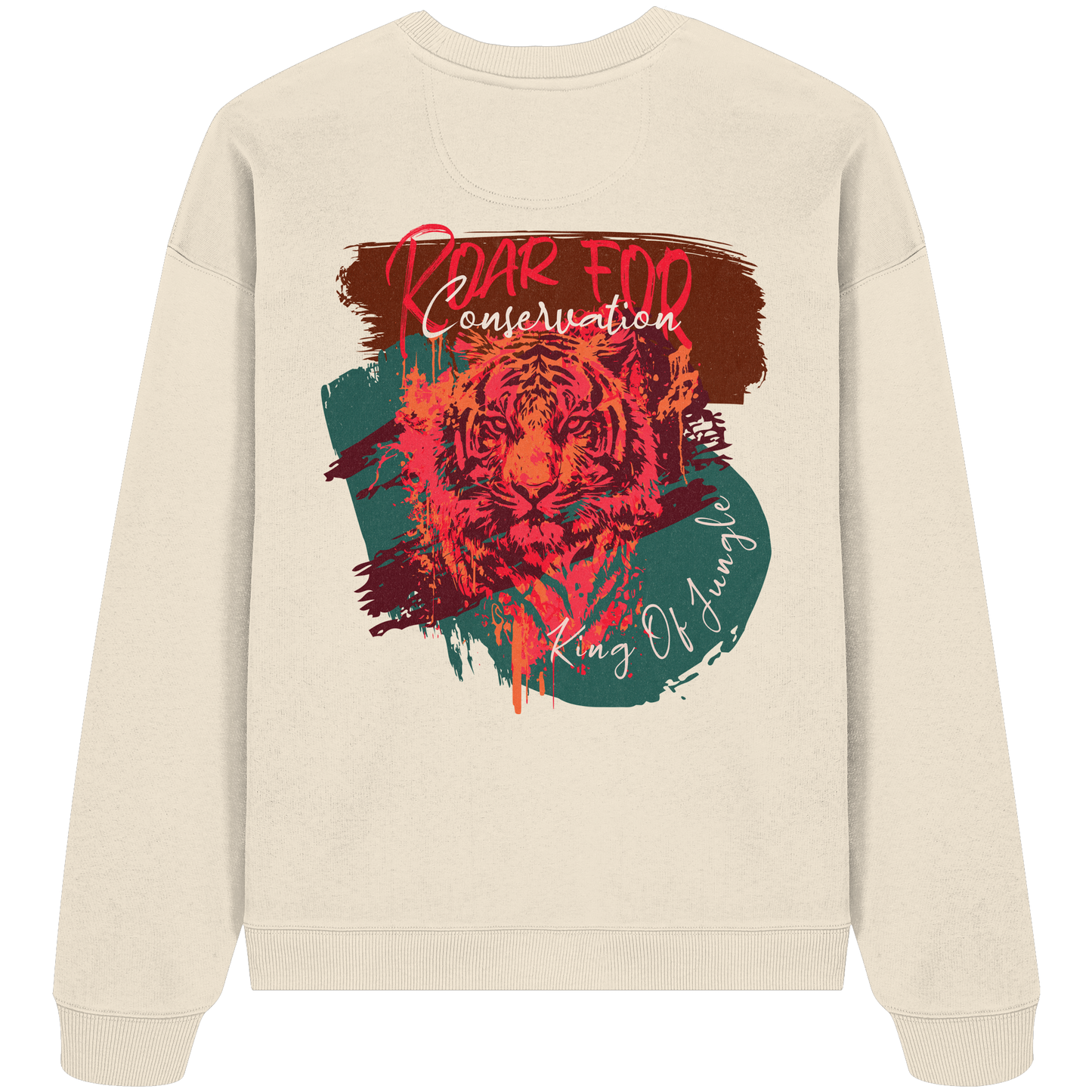 King Of Jungle Candy - Organic Oversize Sweatshirt