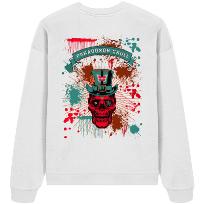 Turquoise Paradoxon Skull / Oversize Sweatshirt