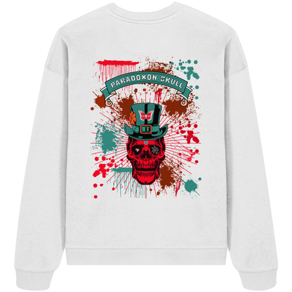 Turquoise Paradox Skull / Oversize Sweatshirt