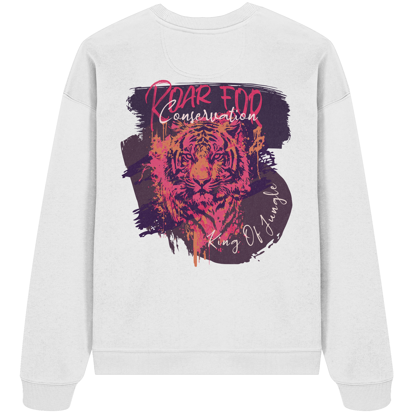 King Of Jungle Lilac / Oversized Sweatshirt