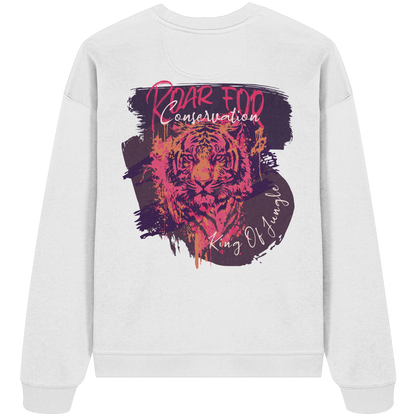King Of Jungle Lilac / Oversized Sweatshirt