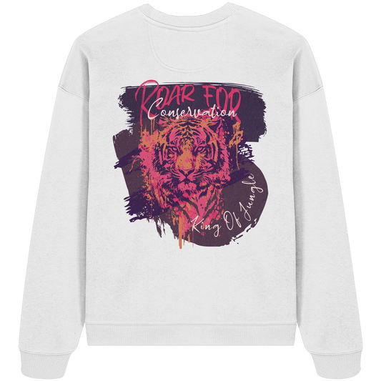 King Of Jungle  - Organic Oversize Sweatshirt