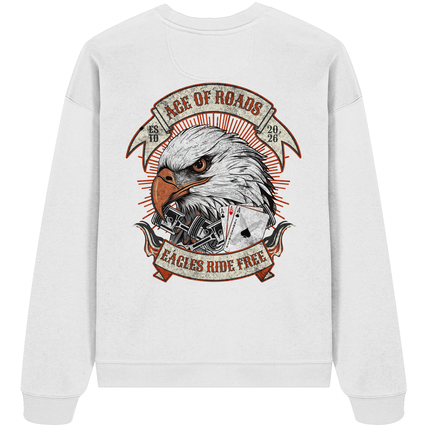 Ace of Roads / Oversize Sweatshirt