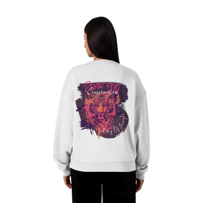 King Of Jungle Lilac / Oversized Sweatshirt