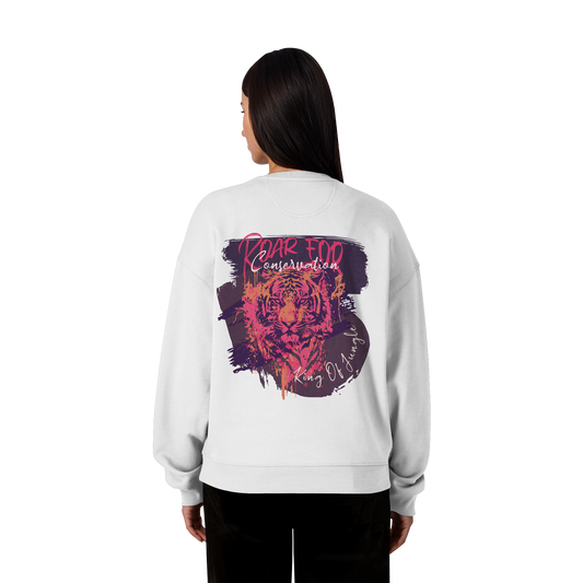 King Of Jungle Lilac / Oversized Sweatshirt