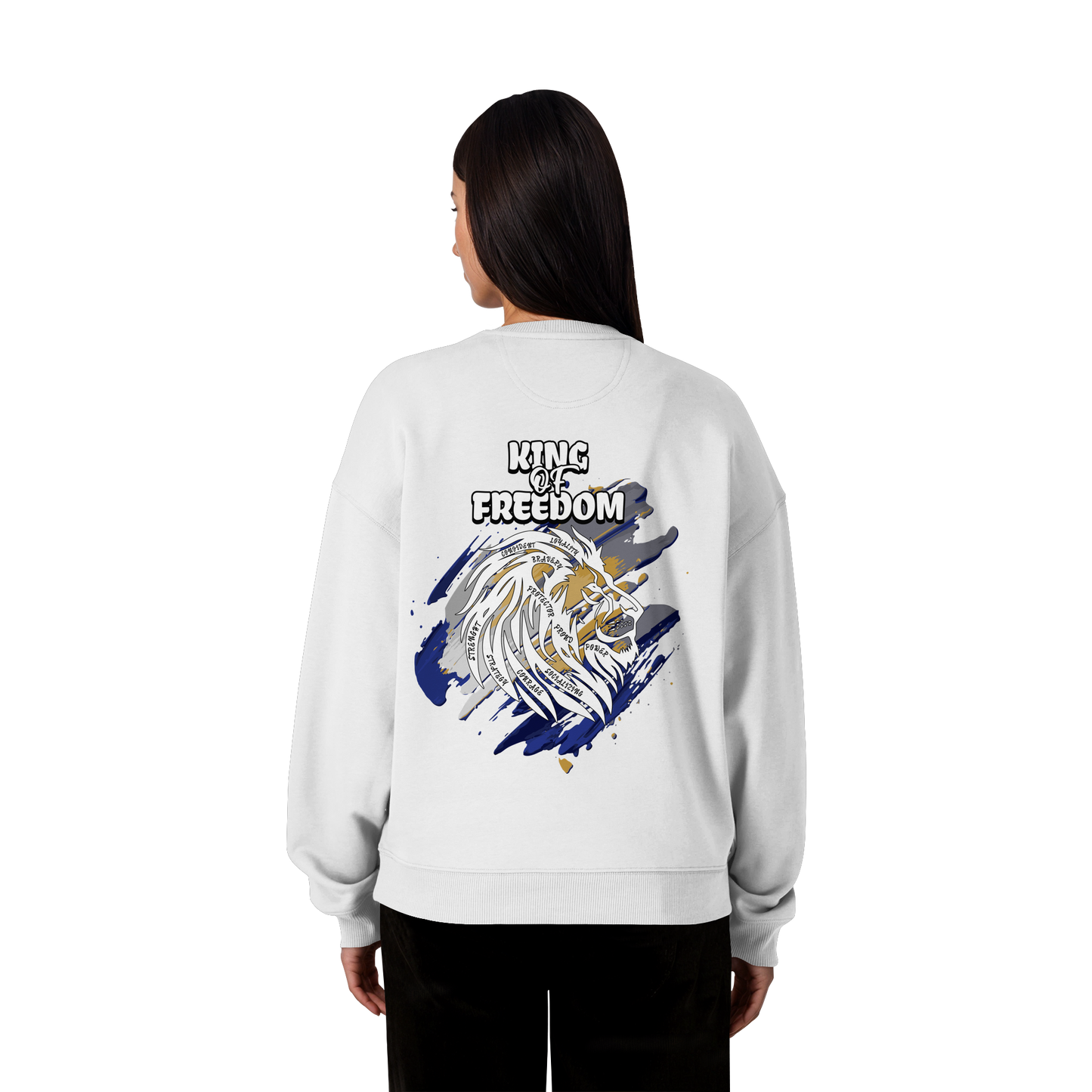 King of Freedom / Oversized sweatshirt