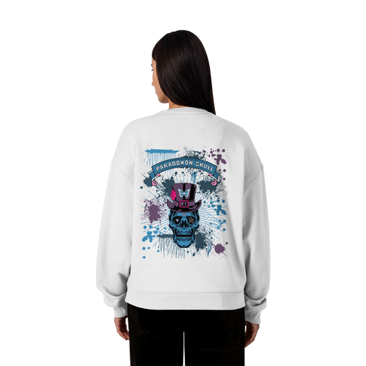 Blue Paradox Skull / Oversize Sweatshirt