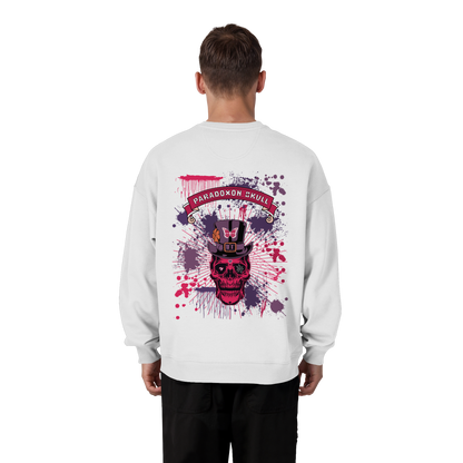 Violet Paradox Skull / Oversize Sweatshirt