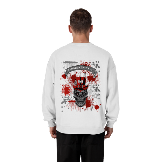 Red Paradox Skull / Oversize Sweatshirt
