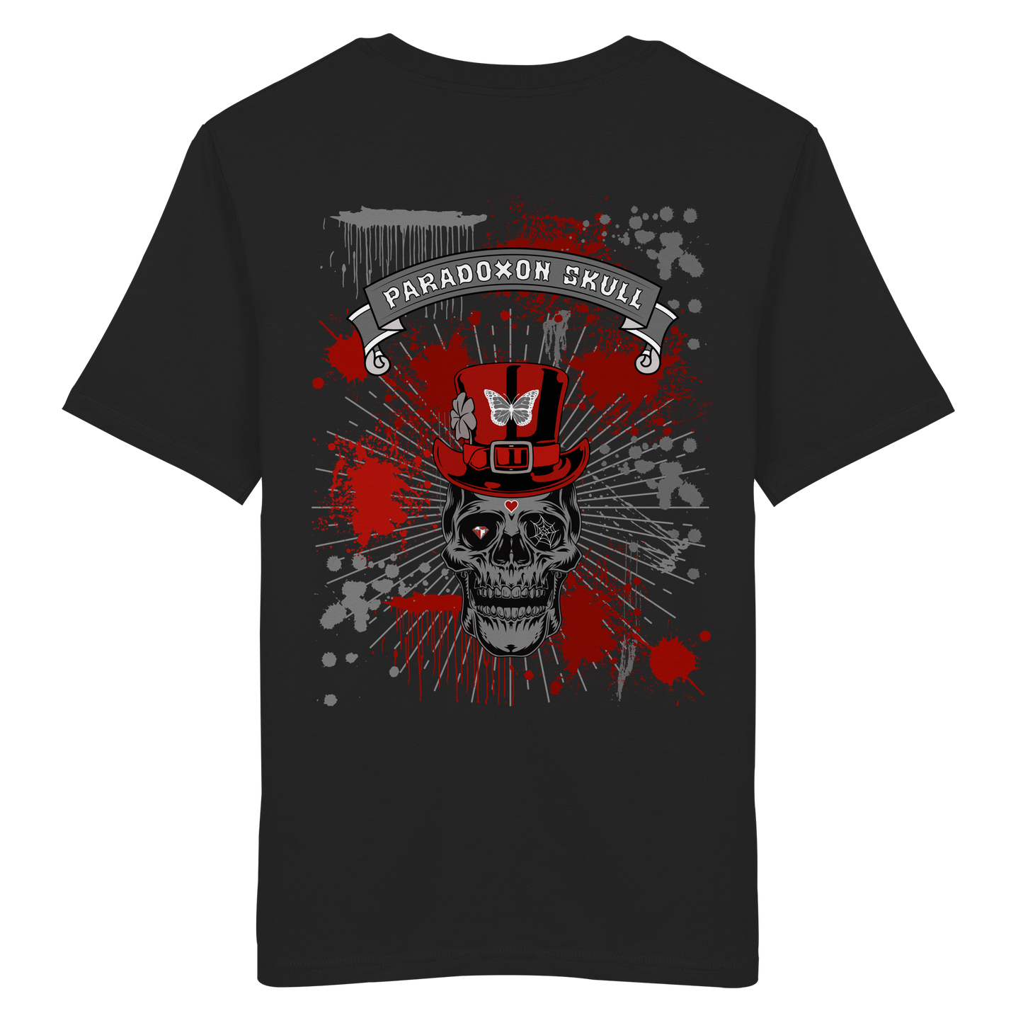 Red Paradoxon Skull  - Organic Shirt