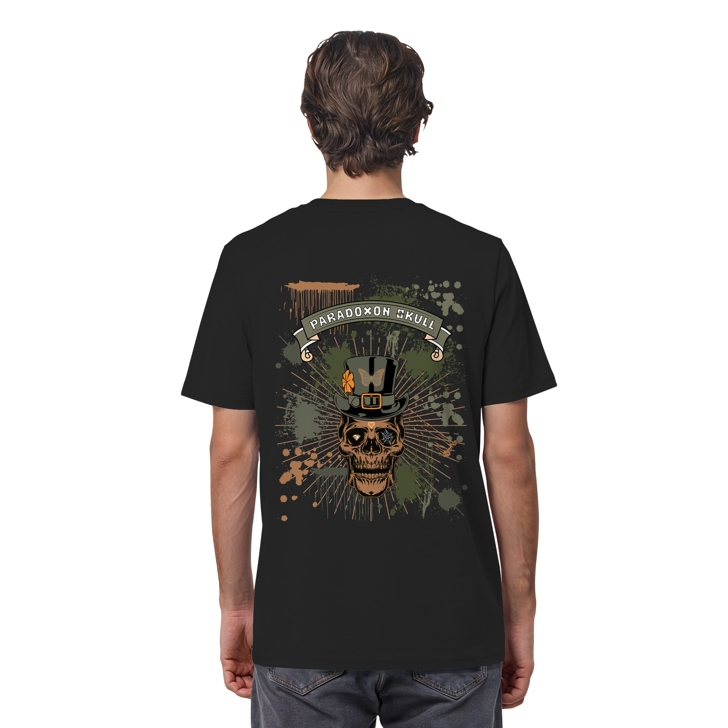 Green Paradoxon Skull  - Organic Shirt