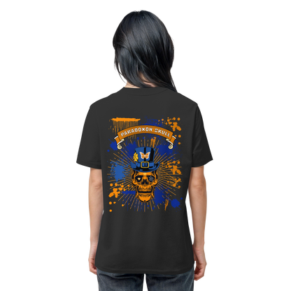 Orange Paradox Skull / T-Shirt