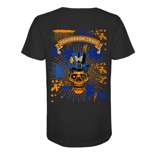 Orange Paradox Skull / T-Shirt