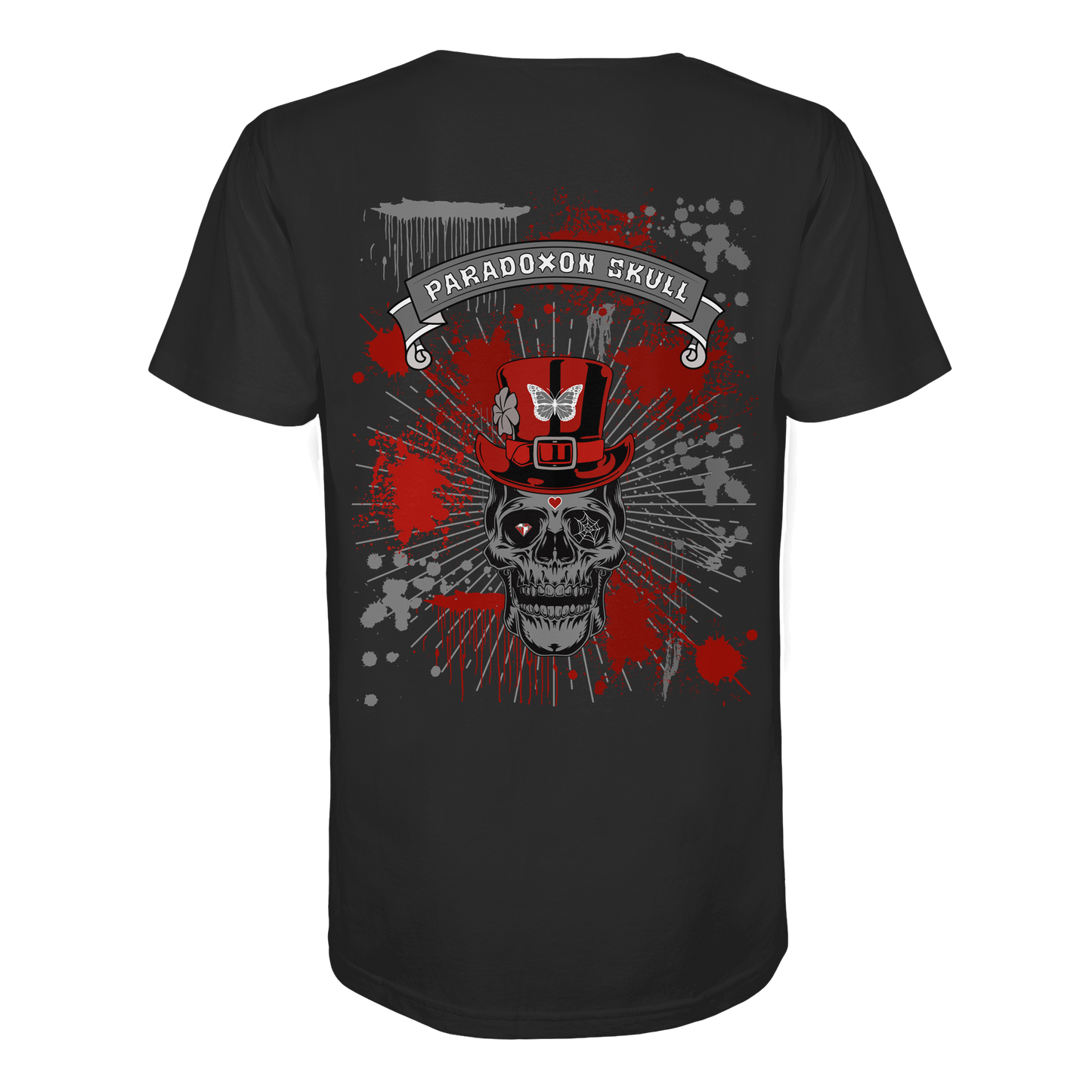 Red Paradoxon Skull  - Organic Shirt