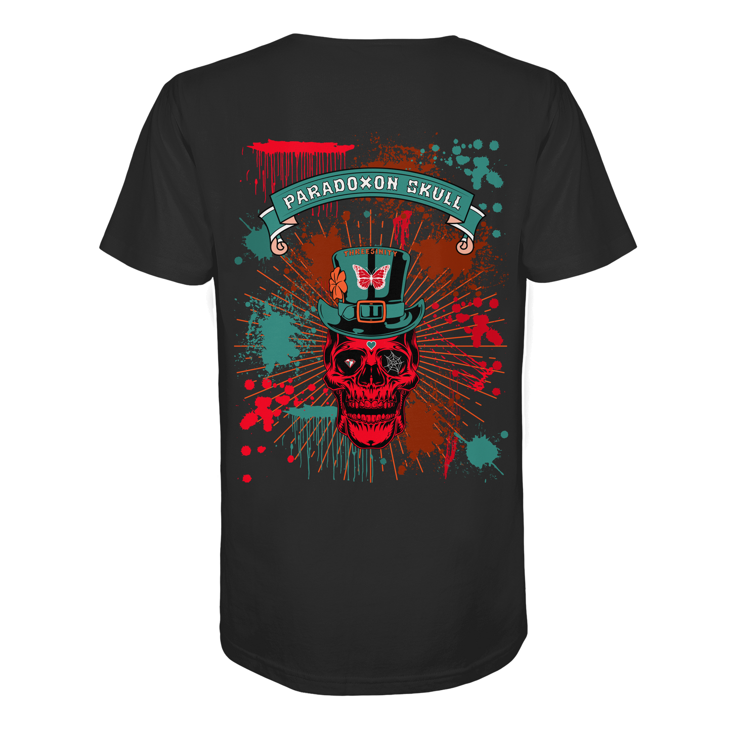 Turquoise Paradoxon Skull / T-Shirt
