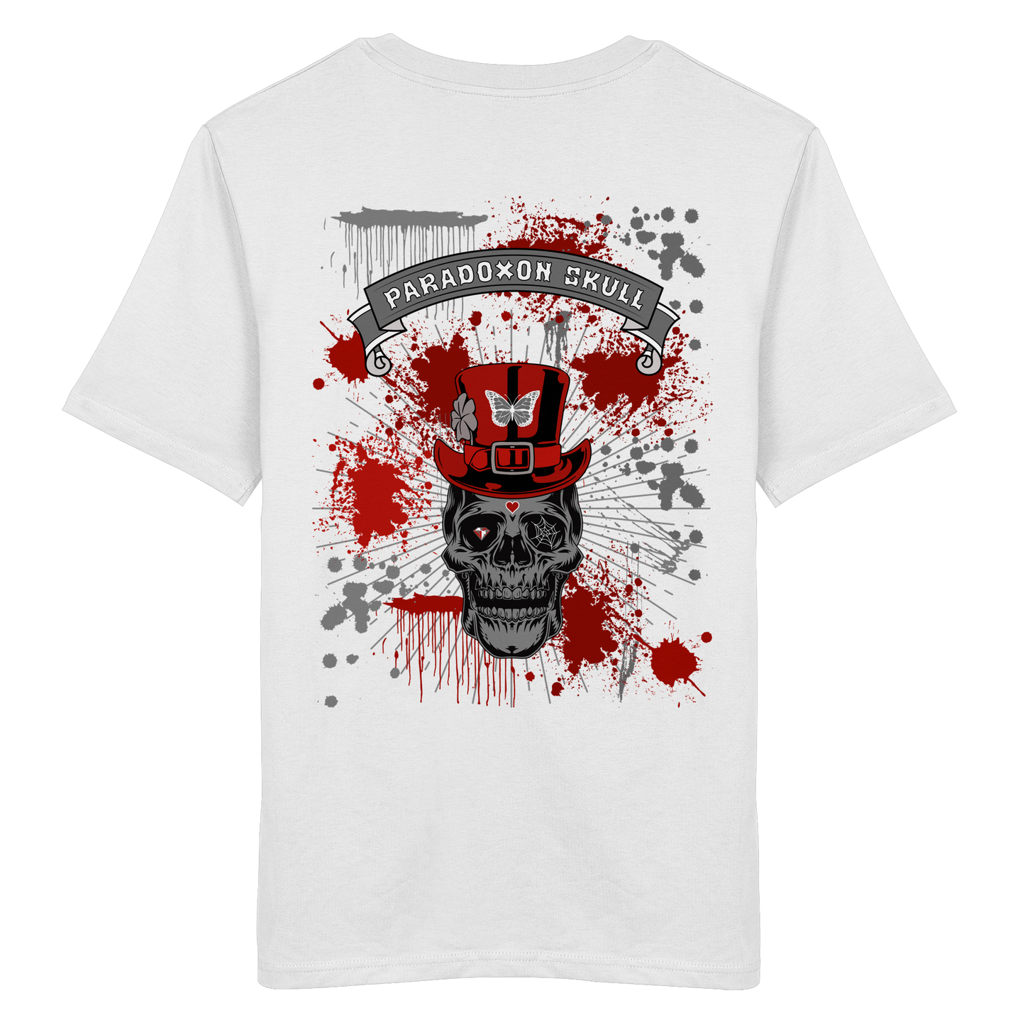 Red Paradoxon Skull  - Organic Shirt