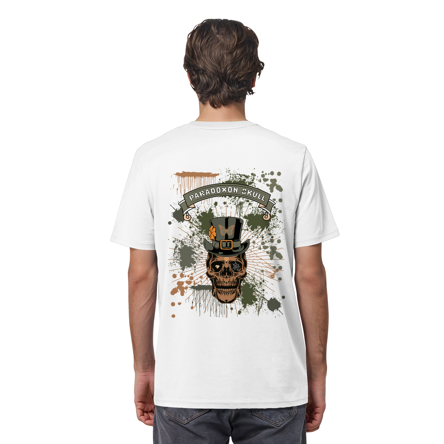 Green Paradoxon Skull  - Organic Shirt