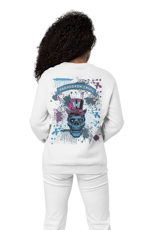 Blue Paradoxon Skull / Oversize Sweatshirt