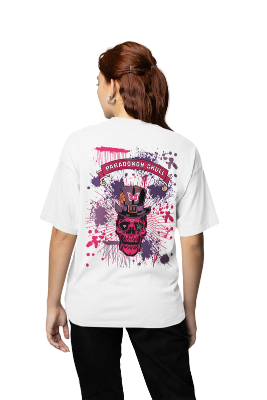 Violett Paradoxon Skull / Oversize Shirt