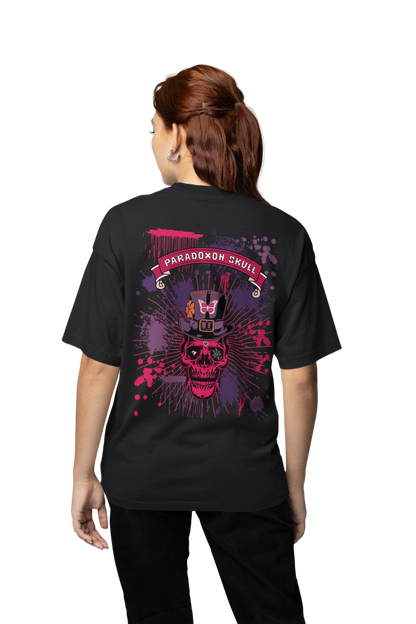 Violett Paradoxon Skull / Oversize Shirt