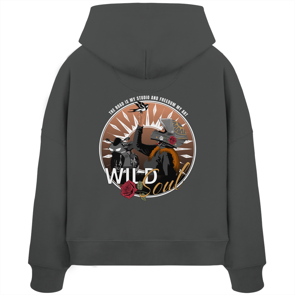 Wild Soul / Damen Boxcut Hoodie
