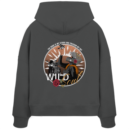 Wild Soul / Damen Boxcut Hoodie