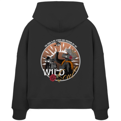 Wild Soul / Damen Boxcut Hoodie