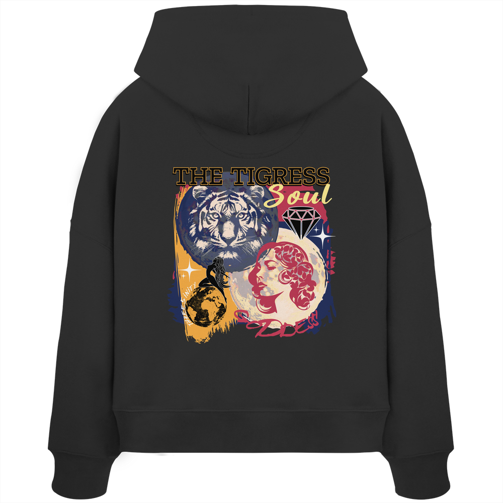 The Tigress Soul / Damen Boxcut Hoodie
