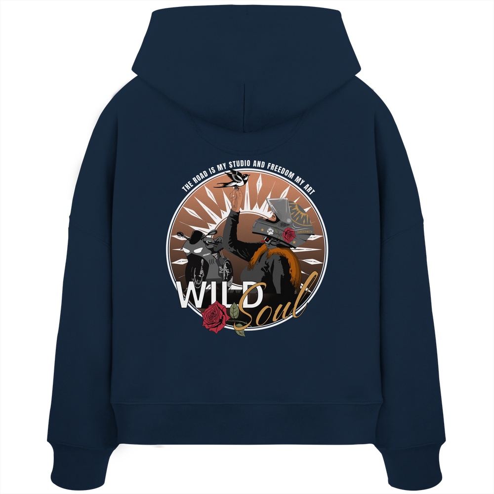 Wild Soul / Damen Boxcut Hoodie