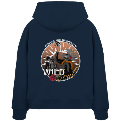Wild Soul / Damen Boxcut Hoodie
