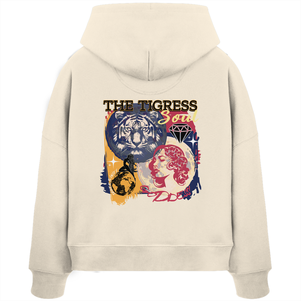 The Tigress Soul / Damen Boxcut Hoodie